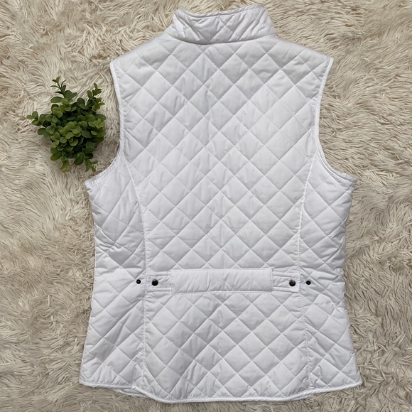 🎉3XHP🎉 Eddie Bauer Quilted Vest 💗 White - Picture 4 of 15